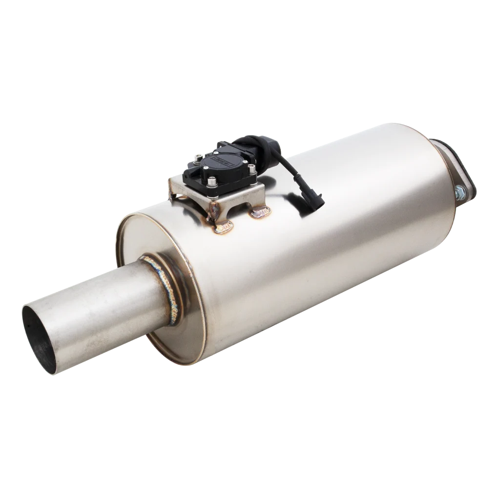 2.5 Inch Inlet 6.5 Inch Round Varex Muffler
