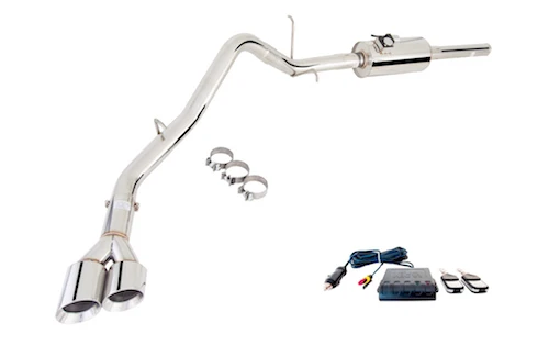 GMC Sierra 1500 V8 Cat Back Exhaust System With Varex Valved Muffler