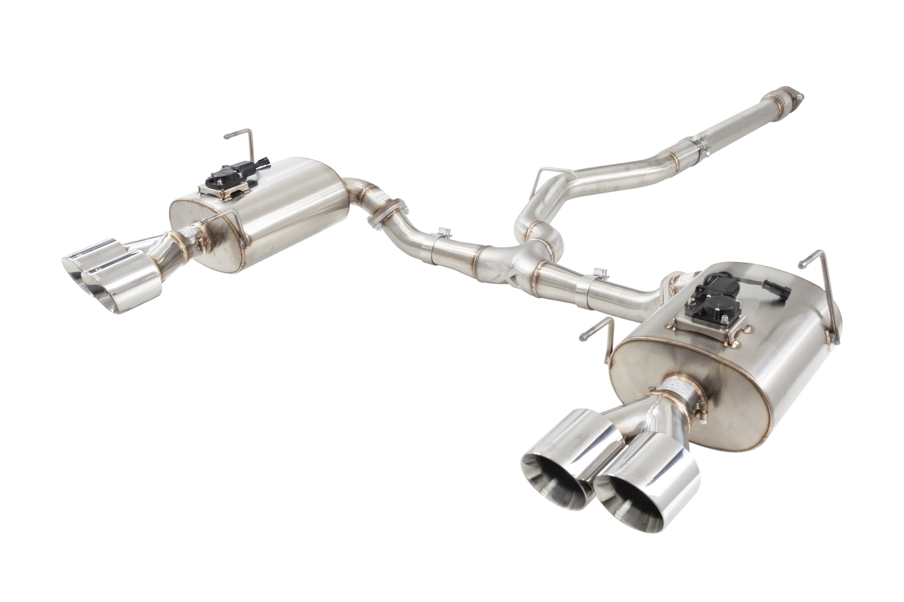 SUBARU WRX SEDAN VB Varex WR Valved Cat Back Exhaust System with Polished Tips - Image 2