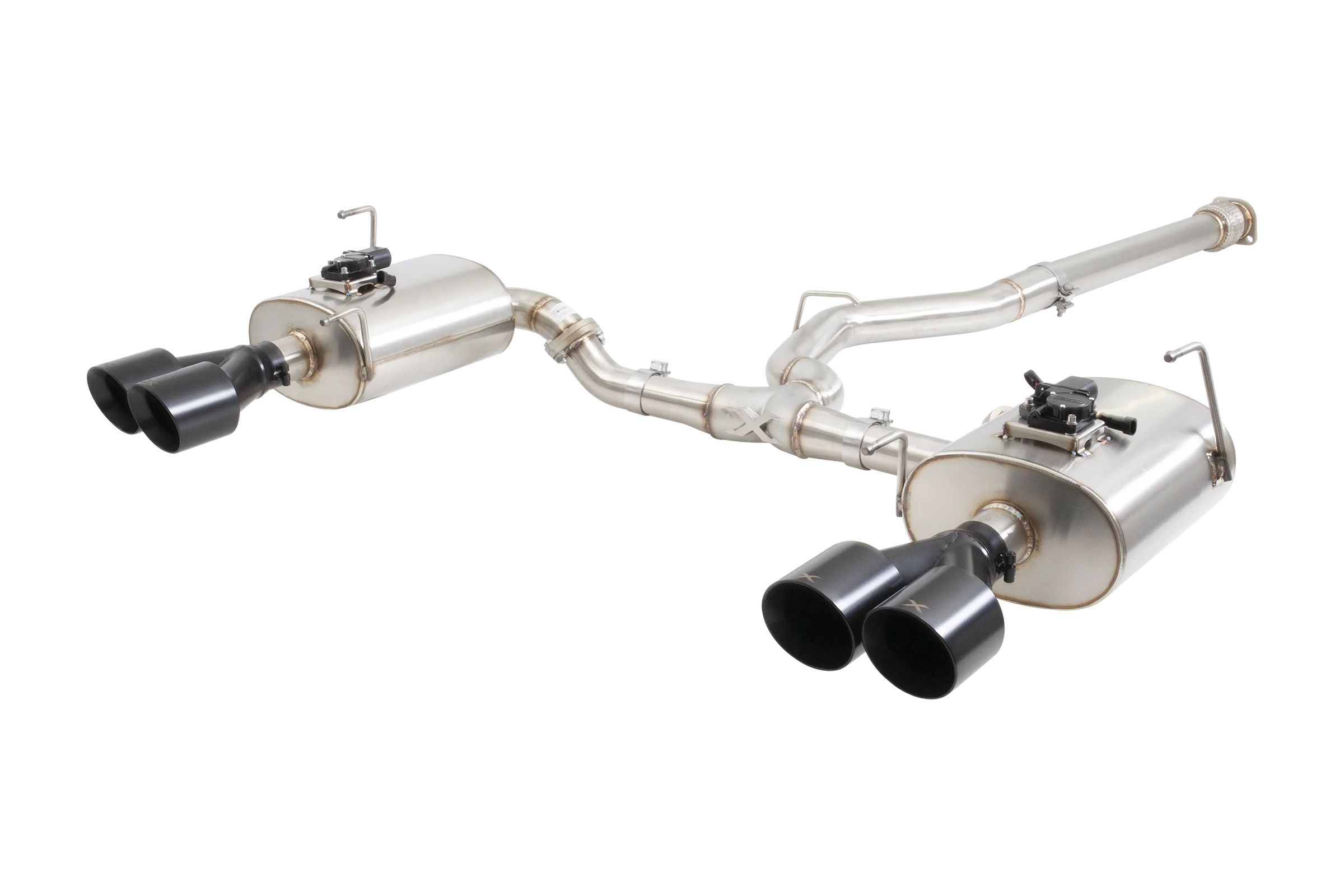 SUBARU WRX SEDAN VB Varex WR Valved Cat Back Exhaust System with Black Tips - Image 2